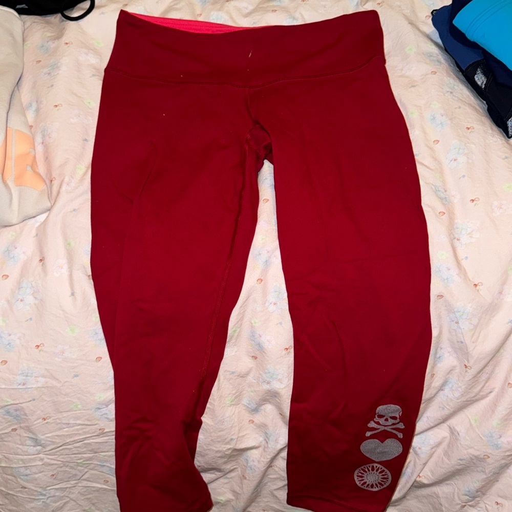 lululemon x soulcycle collab reversible leggings